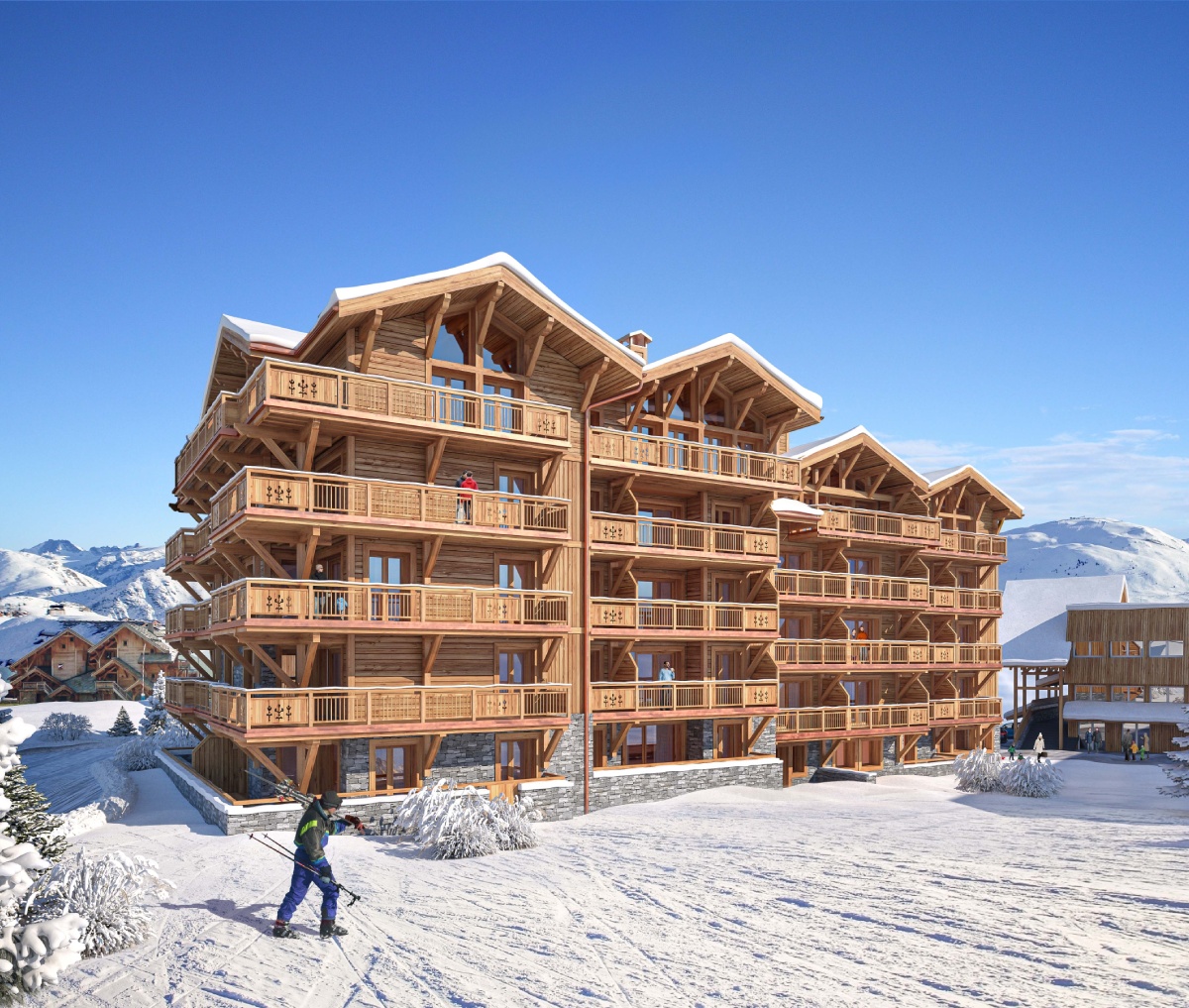 Appartement Neuf Alpe d’Huez résidence Le Lac Blanc Défi